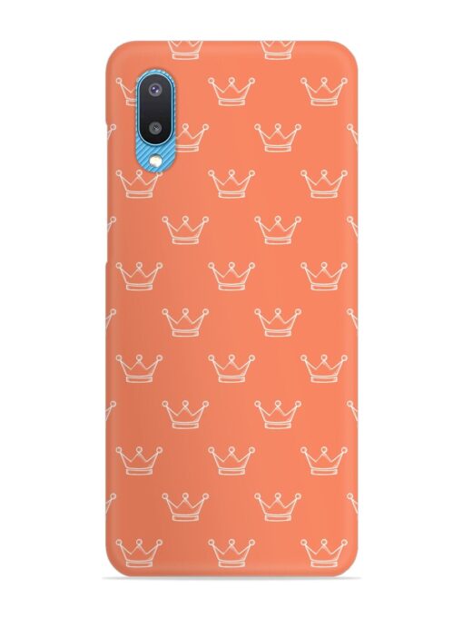 Hand Drawn Crown Snap Case for Samsung Galaxy M02 Zapvi