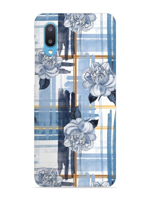 Watercolor Pattern Rose Snap Case for Samsung Galaxy M02 Zapvi