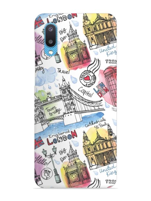 Vector London Landmark Snap Case for Samsung Galaxy M02 Zapvi