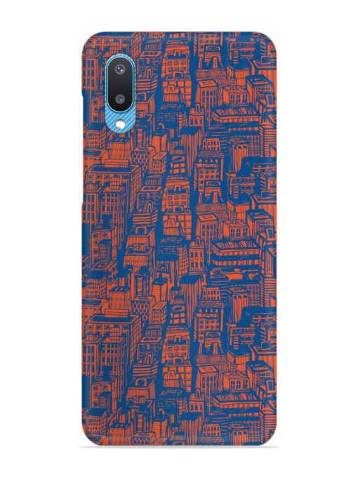 Hand Drawn Seamless Snap Case for Samsung Galaxy M02