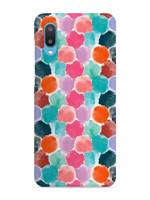 Colorful Seamless Pattern Snap Case for Samsung Galaxy M02 Zapvi