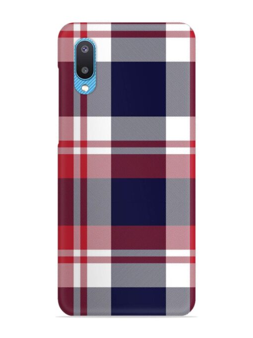 Classic Plaid Tartan Snap Case for Samsung Galaxy M02