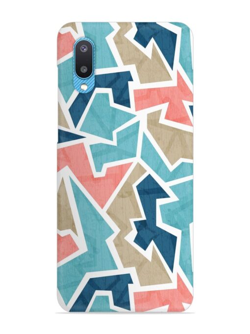 Vintage Geometric Triangle Snap Case for Samsung Galaxy M02