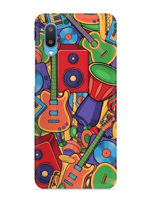 Colorful Music Art Snap Case for Samsung Galaxy M02