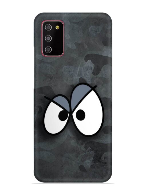 Big Eyes Night Mode Snap Case for Samsung Galaxy M02S Zapvi