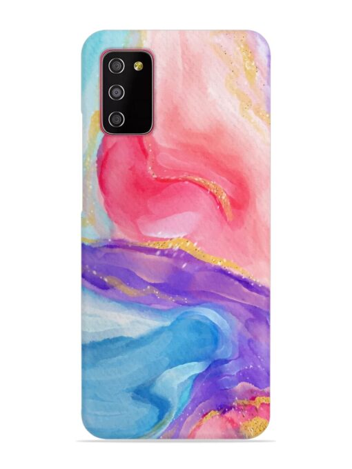 Watercolor Gradient Snap Case for Samsung Galaxy M02S