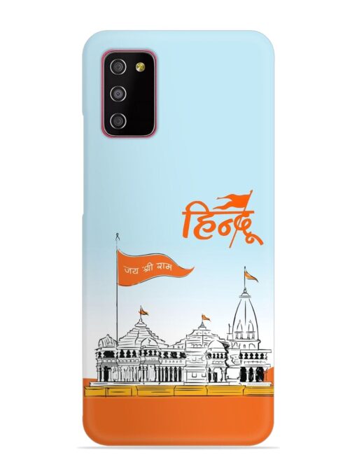 Ram Mandir Hindu Snap Case for Samsung Galaxy M02S