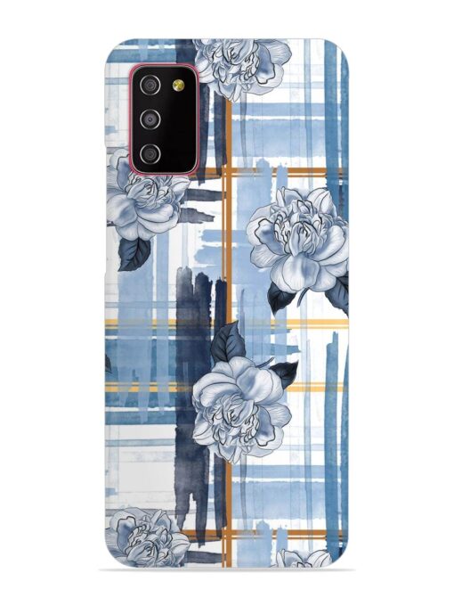 Watercolor Pattern Rose Snap Case for Samsung Galaxy M02S