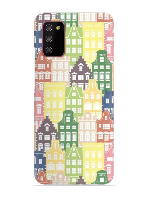 Seamless Shapes Pattern Snap Case for Samsung Galaxy M02S Zapvi