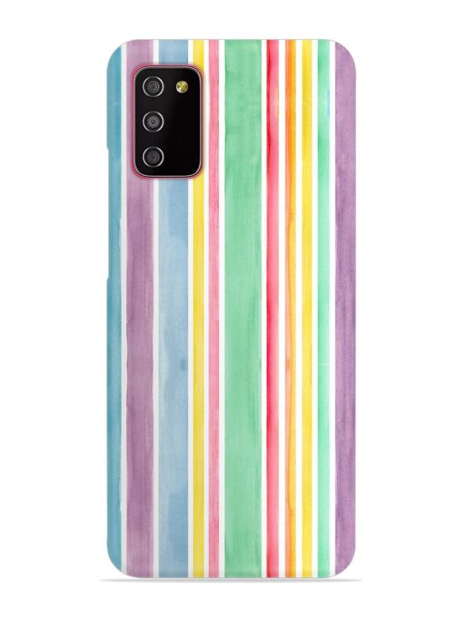 Hand Drawn Watercolor Snap Case for Samsung Galaxy M02S