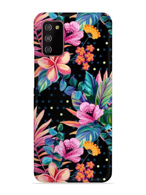 Seamless Floral Pattern Snap Case for Samsung Galaxy M02S Zapvi