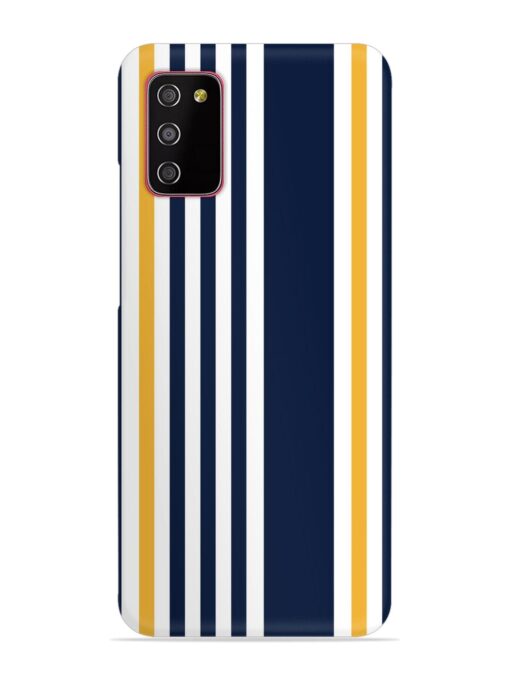 Seamless Stripe Pattern Snap Case for Samsung Galaxy M02S Zapvi