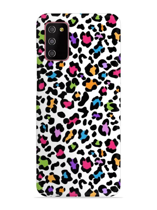 Seamless Leopard Pattern Snap Case for Samsung Galaxy M02S