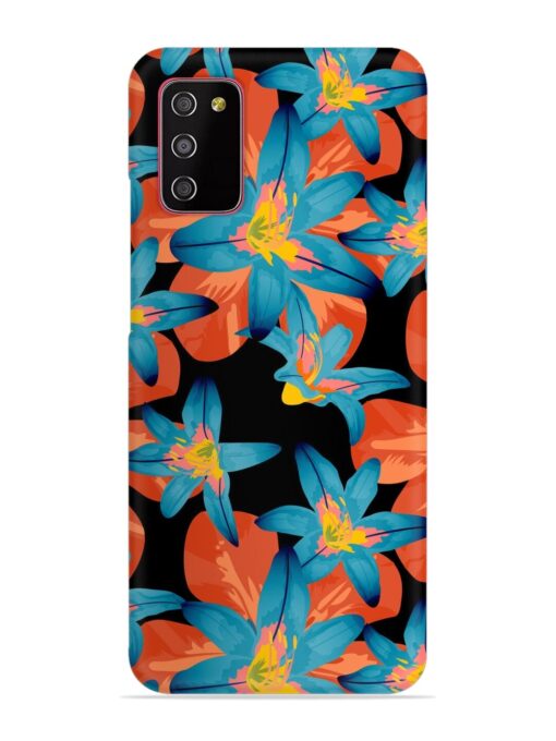 Philippine Flowers Seamless Snap Case for Samsung Galaxy M02S