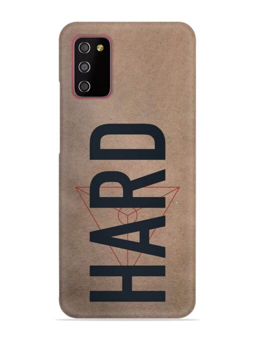 Hard Typo Snap Case for Samsung Galaxy M02S