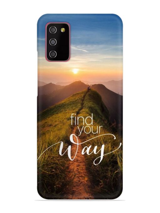 Find Your Way Snap Case for Samsung Galaxy M02S Zapvi