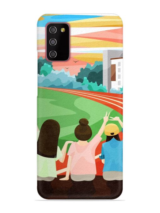 School Playground Snap Case for Samsung Galaxy M02S