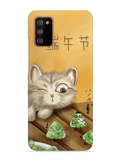 Cat Scorpion Dancing Snap Case for Samsung Galaxy M02S