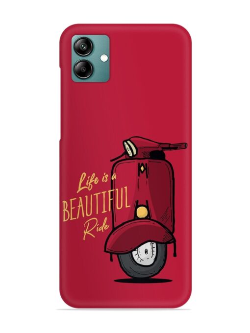 Life Is Beautiful Rides Snap Case for Samsung Galaxy M04 Zapvi