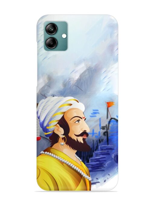 Shivaji Maharaj Color Paint Art Snap Case for Samsung Galaxy M04