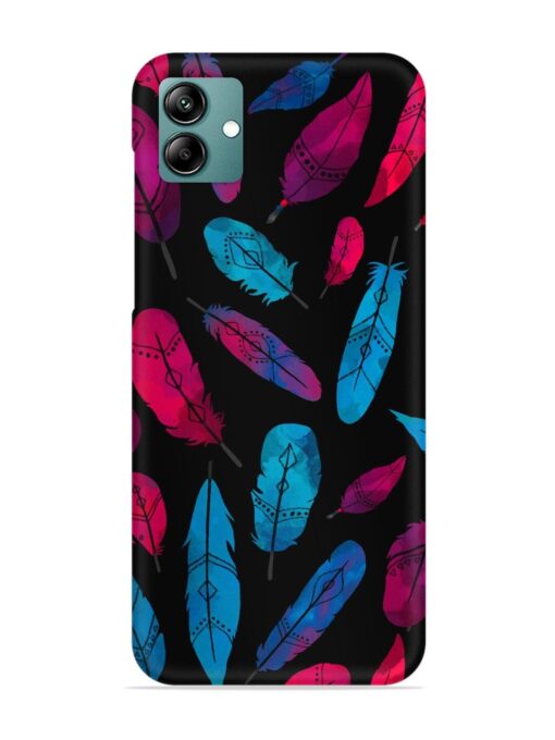 Feather Art Snap Case for Samsung Galaxy M04 Zapvi