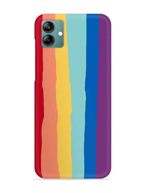 Rainbow Genuine Liquid Snap Case for Samsung Galaxy M04