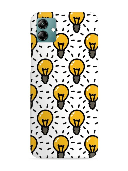 Light Bulb Seamless Snap Case for Samsung Galaxy M04 Zapvi