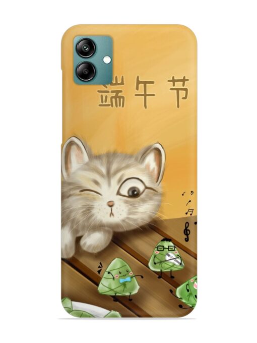 Cat Scorpion Dancing Snap Case for Samsung Galaxy M04