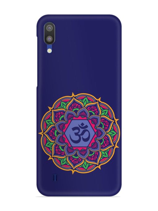 Om Mandala Art Blue Snap Case for Samsung Galaxy M10