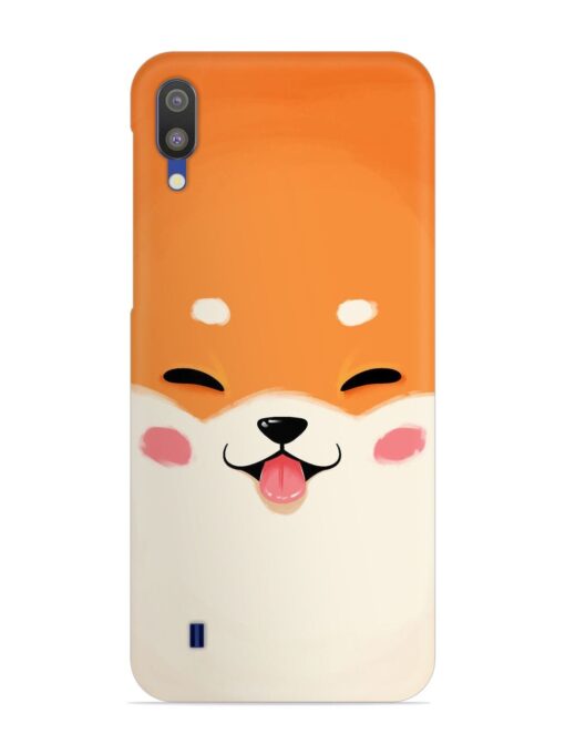 Cute Dog Face Vector Snap Case for Samsung Galaxy M10