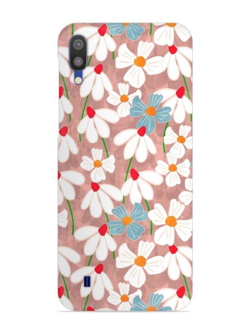 Abstract Petal Flowers Snap Case for Samsung Galaxy M10 Zapvi