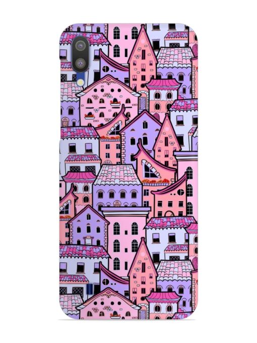 Seamless Pattern Houses Snap Case for Samsung Galaxy M10 Zapvi