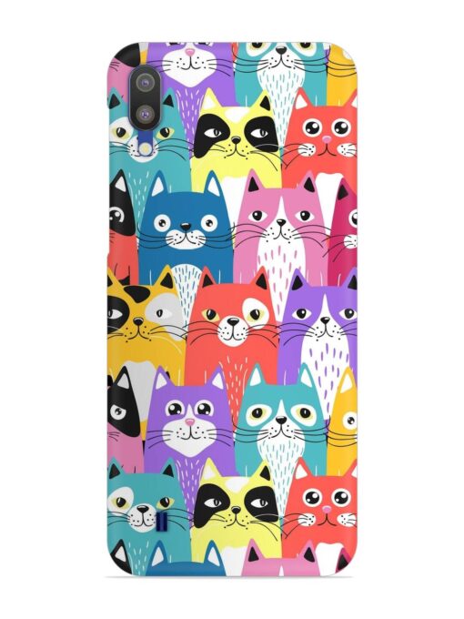 Funny Cartoon Cats Snap Case for Samsung Galaxy M10