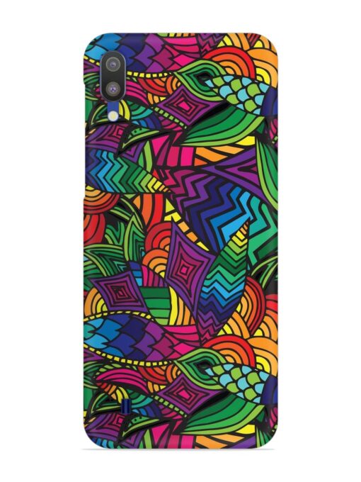 Abstract Multicolor Seamless Snap Case for Samsung Galaxy M10 Zapvi