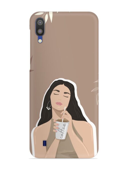 Girl With Coffee Snap Case for Samsung Galaxy M10