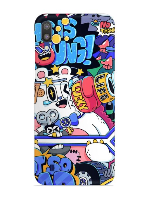 Universal Doodle Snap Case for Samsung Galaxy M10