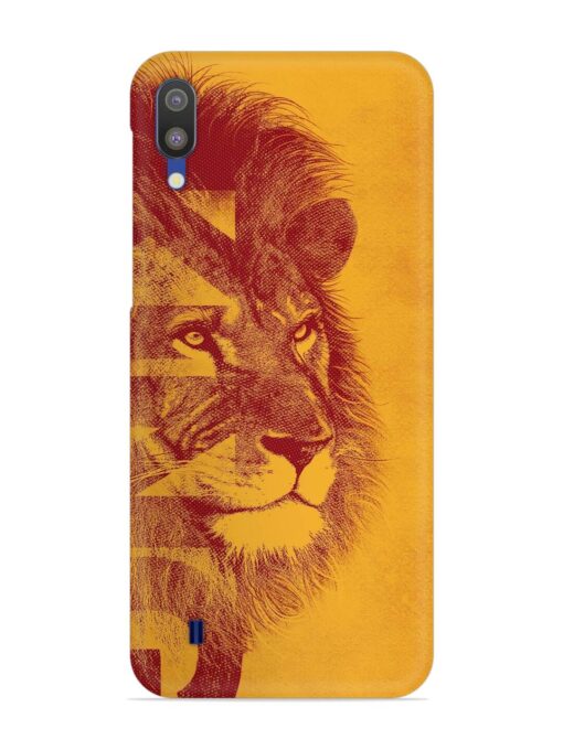 Gold Lion Crown Art Snap Case for Samsung Galaxy M10 Zapvi