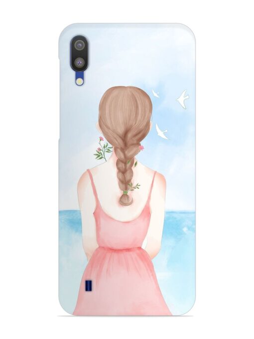 Watercolor Girl Vector Snap Case for Samsung Galaxy M10