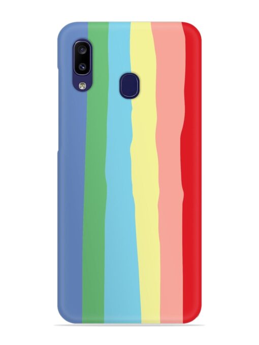 Rainbow Premium Shade Snap Case for Samsung Galaxy M10S Zapvi