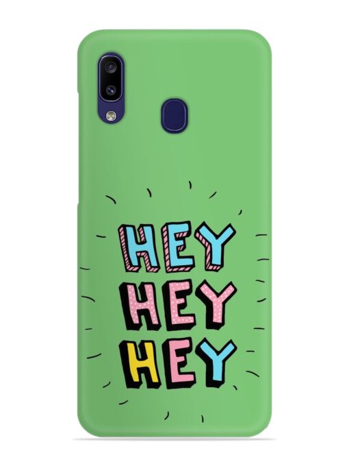 Hey Vector Cartoon Snap Case for Samsung Galaxy M10S Zapvi