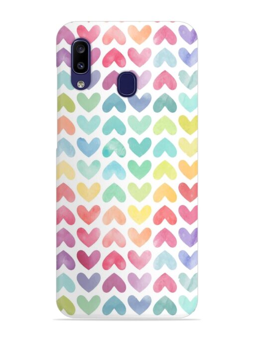 Seamless Colorful Watercolor Snap Case for Samsung Galaxy M10S