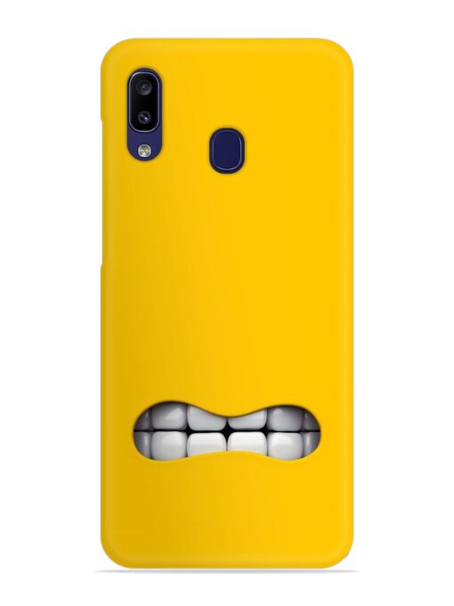 Mouth Character On Snap Case for Samsung Galaxy M10S