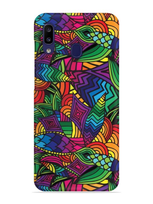 Abstract Multicolor Seamless Snap Case for Samsung Galaxy M10S Zapvi