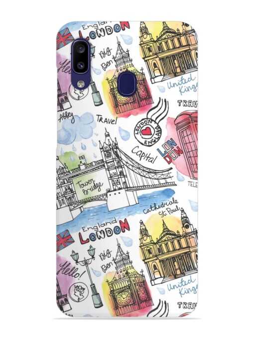 Vector London Landmark Snap Case for Samsung Galaxy M10S