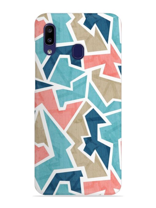 Vintage Geometric Triangle Snap Case for Samsung Galaxy M10S