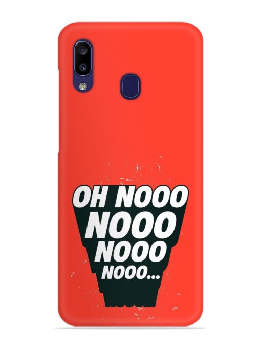 Oh Nooo Snap Case for Samsung Galaxy M10S