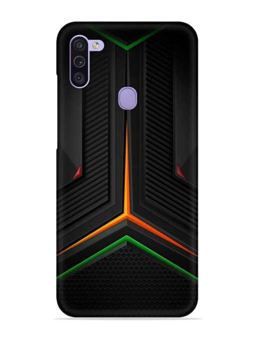 Orange Triangle Light Snap Case for Samsung Galaxy M11