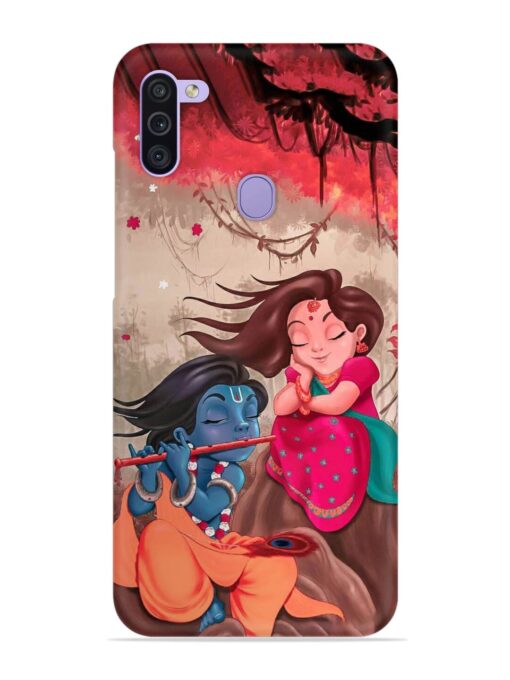 Radhe Krishna Water Art Snap Case for Samsung Galaxy M11