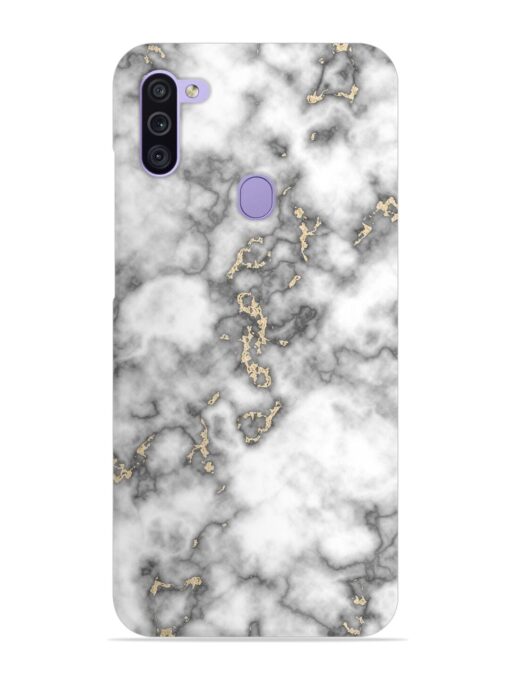 Gray And Gold Marble Snap Case for Samsung Galaxy M11