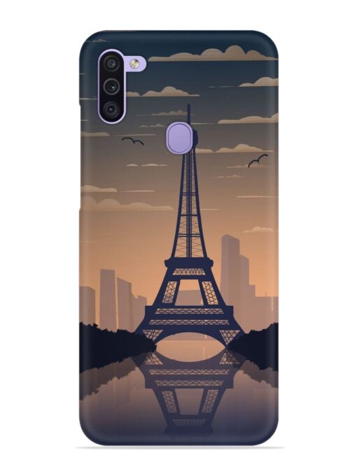 France Paris Eiffel Tower Gradient Snap Case for Samsung Galaxy M11